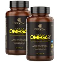 Kit 2x Super Omega 3 TG (240 caps) 500mg - Essential Nutrition