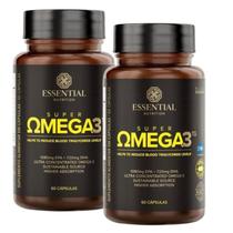 Kit 2x Super Omega 3 TG (60 caps cada) 1000mg - Essential Nutrition