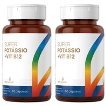 KIT 2X Super Potássio + Vitamina B12 60 cápsulas - Natulha KIT 2X Super Potássio + Vitamina B12 60 cápsulas - Natulha