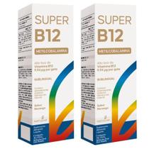 Kit 2X Super Vitamina B12 Metilcobalamina Sublingual 20Ml - Natulha