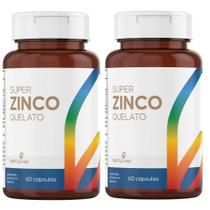 KIT 2X Super Zinco Quelato 60 cápsulas - Natulha