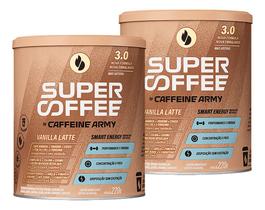 Kit 2x Supercoffe Café Queima Gordura Vanilla Caffeine Army