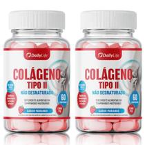 Kit 2x Suplemento Alimentar com Colágeno Tipo II Sem Glúten, Baixa Caloria e 40mg de Colágeno ND.2 por Porção Para Adultos a Partir de 19 Anos
