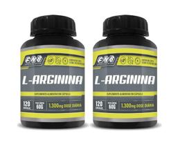 Kit 2x Suplemento Alimentar L Arginina 1300mg 120 cápsulas Flora Nativa