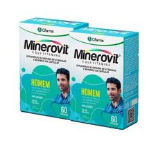 Kit 2x Suplemento Alimentar Minerovit Homem 60 Cáp - Cifarma