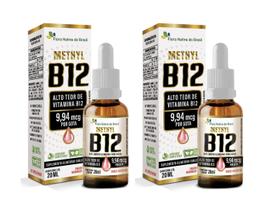 Kit 2x Suplemento Alimentar Vitamina B12 9,94 mc 20ml Flora Nativa