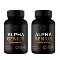 Kit 2x Suplemento Alpha Genius com 180 caps Nootropico Suplemento- Alpha Genius