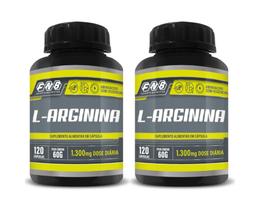 Kit 2x Suplemento L-Arginina (60 cápsulas) - Flora Nativa
