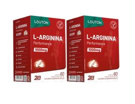 Kit 2x suplemento L Arginina 60 cápsulas Lauton