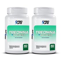 Kit 2x Suplemento Treonina de Magnésio 60 cápsulas PRO LIFE Kit 2x Suplemento Treonina de Magnésio 60 cápsulas PRO LIFE
