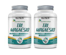 Kit 2x Suplemento Tri Magnésio (60 cápsulas) - Flora Nativa