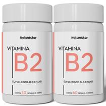Kit 2x Suplemento Vitamina B2 Riboflavina Natunectar 120 Cápsulas Kit 2x Suplemento Vitamina B2 Riboflavina Natunectar 120 Cápsulas