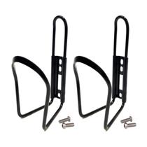 Kit 2x Suporte caramanhola alumínio porta garrafa bicicleta Cor:PretoTamanho:Único Kit 2x Suporte caramanhola alumínio porta garrafa bicicleta Cor:PretoTamanho:Único