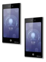 Kit 2x Terminal De Controle De Acesso Facial Ds-k1t673dx-br