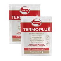 Kit 2X: Termo Plus Termogênico Frutas Vermelhas com Gengibre e Chá Verde 4g Vitafor 30 Sachês Kit 2X: Termo Plus Termogênico Frutas Vermelhas com Gengibre e Chá Verde 4g Vitafor 30 Sachês