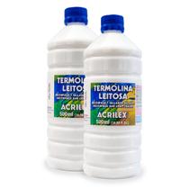 Kit 2x Termolina Leitosa 500ml Acrilex