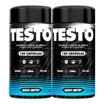 kit 2x Testo Body Nutry, pote 120 cápsulas cada