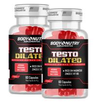 Kit 2x Testo Dilated 60 cápsulas com Vitaminas e Minerais, Boro, Arginina, Magnésio, e Vitamina B6, Body Nutry - Body Nutry