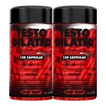 Kit 2x Testo Dilated Body Nutry 120 cápsulas com Vitaminas e Minerais, Boro, Arginina, Magnésio e Vitamina B6