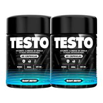 Kit 2x Testo Pote 60 cápsulas Ganho de Massa Muscular, Força, Energia e Vitalidade Body Nutry Kit 2x Testo Pote 60 cápsulas Ganho de Massa Muscular, Força, Energia e Vitalidade Body Nutry