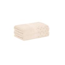 Kit 2x Toalha Lavabo Lovely 100% Algodão Bege Buddemeyer