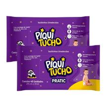 Kit 2x Toalhinhas Umedecidas Piquitucho Pratic Bebê