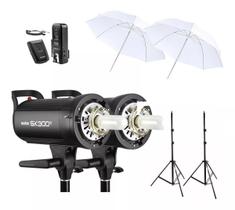 Kit 2x Tocha Godox Sk300 Ii Digital P/ Estúdio 600w 220v 220voltes