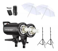 Kit 2x Tocha Godox Sk400 Ii Digital P/ Estúdio 800w 220v