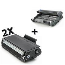 Kit 2X Toner Tn650 Tn580 Tn620 + Cartucho Cilindro Dr650 Dr620 Dr520 Kit 2X Toner Tn650 Tn580 Tn620 + Cartucho Cilindro Dr650 Dr620 Dr520
