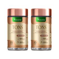 Kit 2x Tons Suplemento Para Melasma e Rosácea, Clareador De Manchas e Uniformizador De Pele Denavita Kit 2x Tons Suplemento Para Melasma e Rosácea, Clareador De Manchas e Uniformizador De Pele Denavita