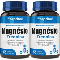 Kit 2x Tri Magnésio com Treonina 60 Cápsulas Kit 2x Tri Magnésio com Treonina 60 Cápsulas