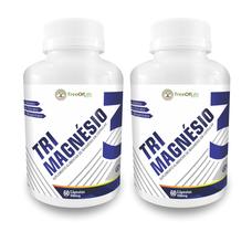 Kit 2X Tri Magnesio Magnésio Malato Citrato Bisglicinato 120