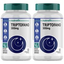 Kit 2X Triptofano 300mg - 60 Comprimidos - Nutralin Kit 2X Triptofano 300mg - 60 Comprimidos - Nutralin