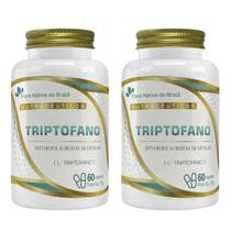 Kit 2x Triptofano (L-Triptofano) 60 Cápsulas 860mg Flora Nativa