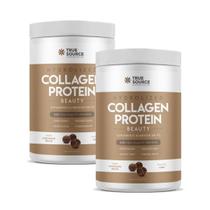 Kit 2x True Collagen Protein com Verisol Chocolate Belga 450g True Source