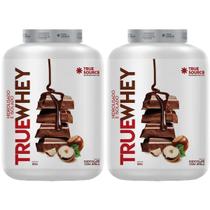 Kit 2X True Whey Protein Hidrolisado e Isolado - 1810g Chocolate Com Avelã - True Source Kit 2X True Whey Protein Hidrolisado e Isolado - 1810g Chocolate Com Avelã - True Source