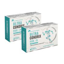 Kit 2x Ultra Condtrox Flex Colágeno Tipo II 2x60 cps Flora Nativa Sabor:Sem sabor