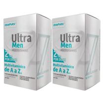 Kit 2x Ultra Men 180 Tabletes Dynapure Multivitamínico