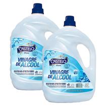 Kit 2x vinagre de alcool 6% de acidez 5 litros castelo
