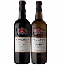 Kit 2x Vinho do Porto Taylor's White Fine + Ruby 750ml