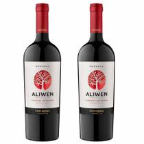 Kit 2x Vinho Tinto Chileno Undurraga Aliwen Reserva Cabernet Sauvignon 2019