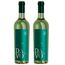 Kit 2x Vinhos Blanc Nacionais Davo Sauvignon 750ml