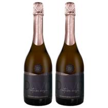 Kit 2x Vinhos Espumantes Rosé Davo Natural Nature 750ml