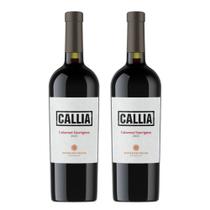 Kit 2x Vinhos Tintos Argentinos Callia Cabernet Sauvignon