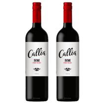 Kit 2x Vinhos Tintos Argentinos Callia Syrah Malbec