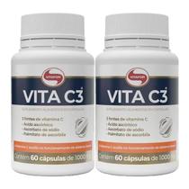 Kit 2X Vita C3 - 60 Cápsulas - Vitafor Kit 2X Vita C3 - 60 Cápsulas - Vitafor