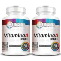 Kit 2X Vitamina A 8.000 UI 60 cápsulas - Multivita Kit 2X Vitamina A 8.000 UI 60 cápsulas - Multivita