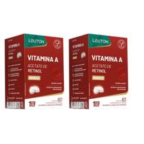 KIT 2X Vitamina A 8.000 UI 60 comprimidos - Lauton KIT 2X Vitamina A 8.000 UI 60 comprimidos - Lauton