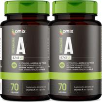 Kit 2x Vitamina A Orient Mix 140 Cápsulas total Suplemento Nutricional Diário Kit 2x Vitamina A Orient Mix 140 Cápsulas total Suplemento Nutricional Diário