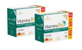 Kit 2x Vitamina B12 750Mg 90 Cápsulas Softgel - La San-Day